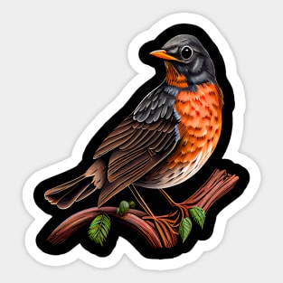 American Robin Sticker